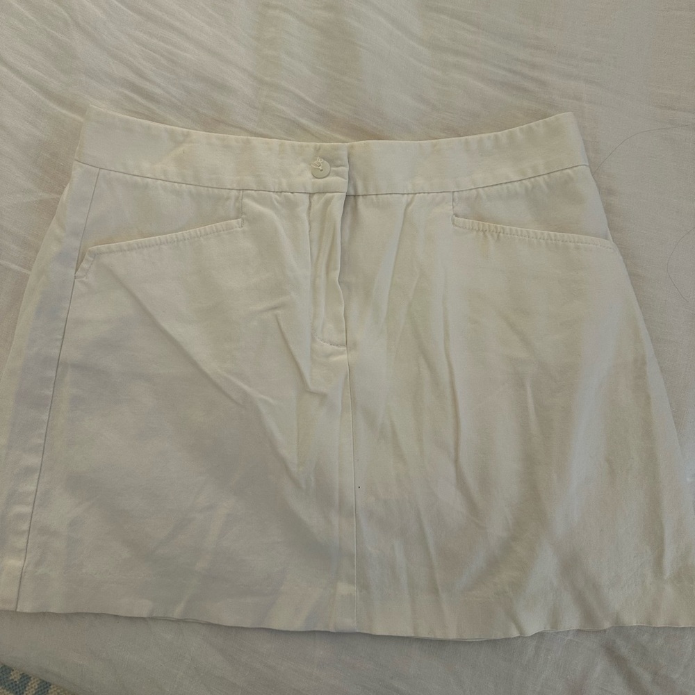 Theory white skirt size 2